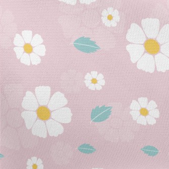 Pure White Flower Pongee