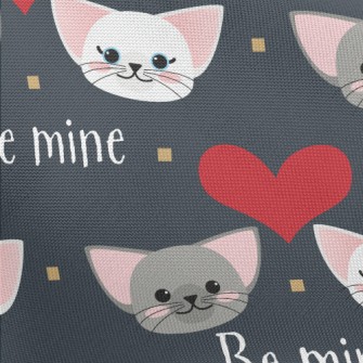 Loving Cat Couple Pongee
