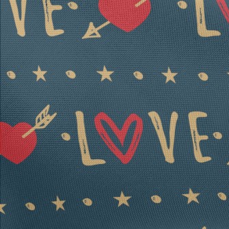 Love Words Pongee
