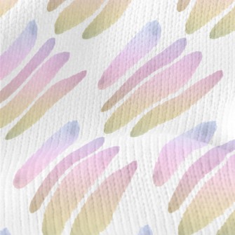 Watercolor Oval Gradient Stretch Jersey