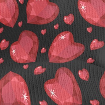 Bright Three-dimensional Love  Stretch Jersey