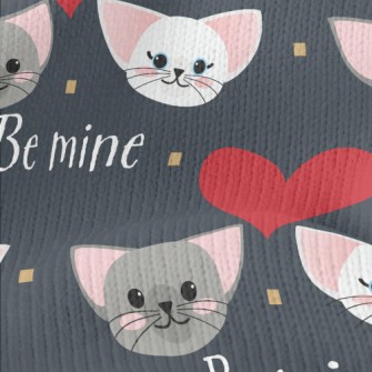 Loving Cat Couple Stretch Jersey