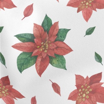 Nice Looking Christmas Red For Lightweight Cotton Poplin