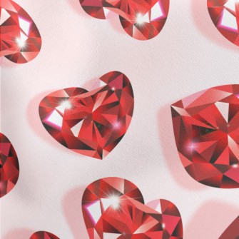 Three-dimensional Crystal Hear Lightweight Cotton Poplin