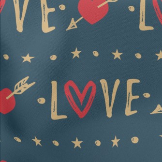 Love Words Lightweight Cotton Poplin