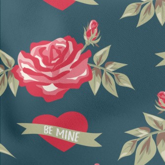 Be My Bright Rose Lightweight Cotton Poplin