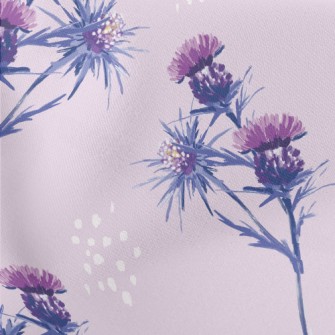 Beautiful Needlework Flowers Lightweight Cotton Poplin