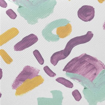 Unknown Abstract Lines Midweight Cotton Poplin