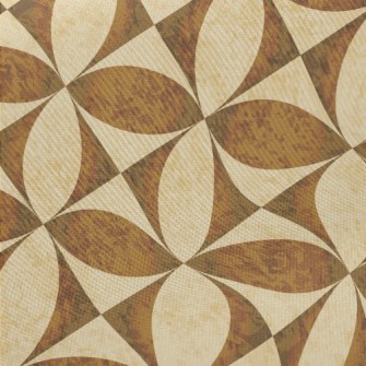 Flower-shaped Oval Damask Midweight Cotton Poplin