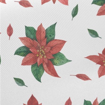 Nice Looking Christmas Red For Midweight Cotton Poplin