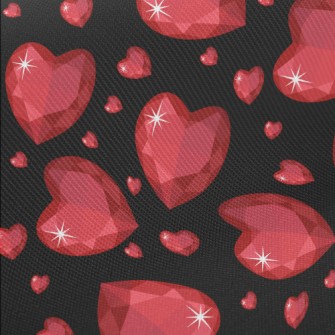 Bright Three-dimensional Love  Midweight Cotton Poplin