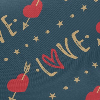 Love Words Midweight Cotton Poplin