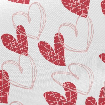 Lines Depict Love Midweight Cotton Poplin