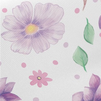 Fantasy Multi-petal Flower Midweight Cotton Poplin