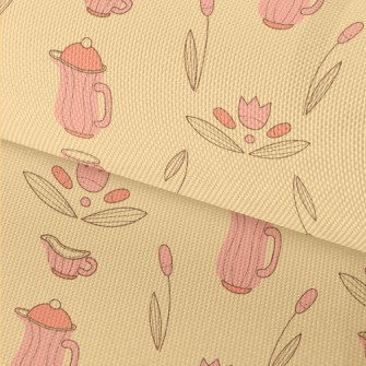 Old-fashioned Kettle And Flowe Waterproof Oxford