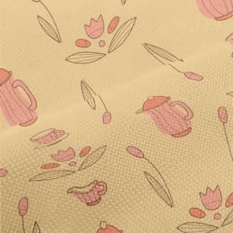 Old-fashioned Kettle And Flowe Performance Linen