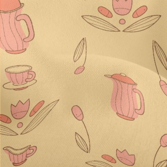 Old-fashioned Kettle And Flowe Lightweight Performance Linen