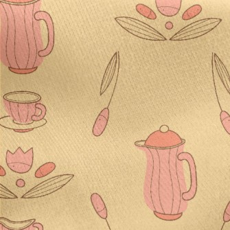 Old-fashioned Kettle And Flowe Jersey Backed Fleece