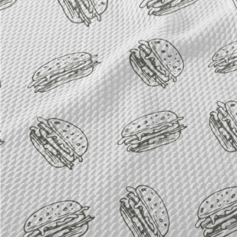 Delicious Greasy Burgers Birdseye Piqué