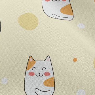 Cute Smiling Cat Chiffon