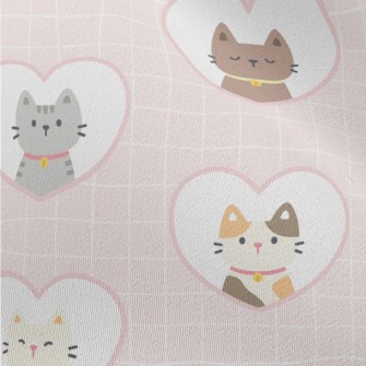 Cats In Love Chiffon