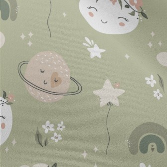 Planet And Clouds Wearing A Wr Chiffon