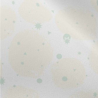 Light Orange Circle With Hand- Chiffon