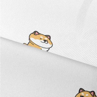 Cute Round Shiba Inu Waterproof Oxford
