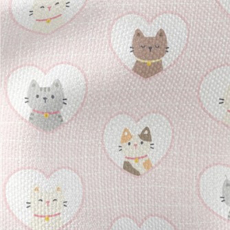 Cats In Love Waterproof Canvas