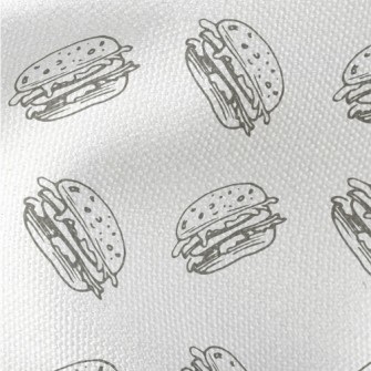 Delicious Greasy Burgers Waterproof Canvas
