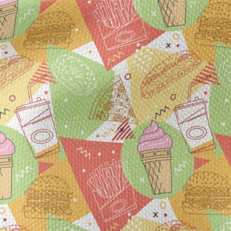 Colorful And Delicious Ice Cre Waterproof Canvas