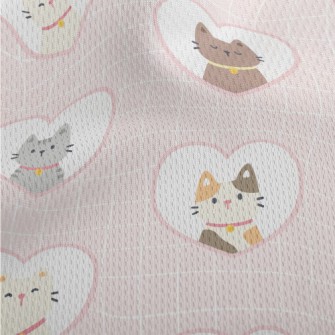 Cats In Love Athletic Mesh Flat Back