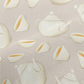 Hand Painted Porcelain Teapot  Performance Linen