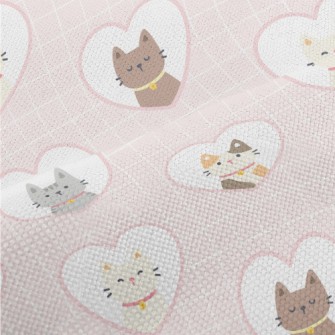 Cats In Love Performance Linen