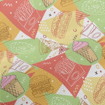 Colorful And Delicious Ice Cre Performance Linen