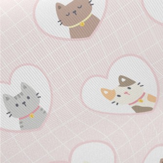 Cats In Love Twill