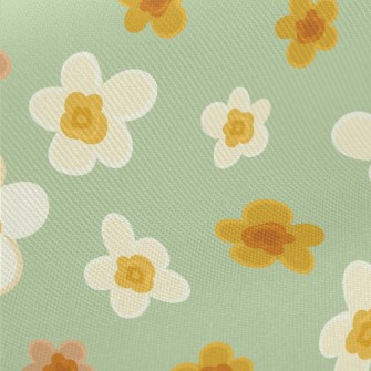 Vector Beautiful Flowers Twill