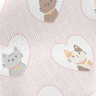 Cats In Love Standard Corduroy