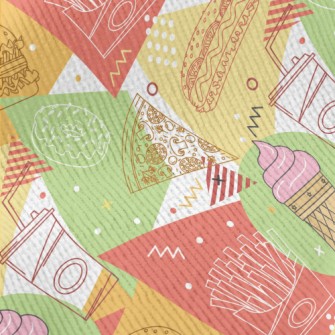 Colorful And Delicious Ice Cre Standard Corduroy