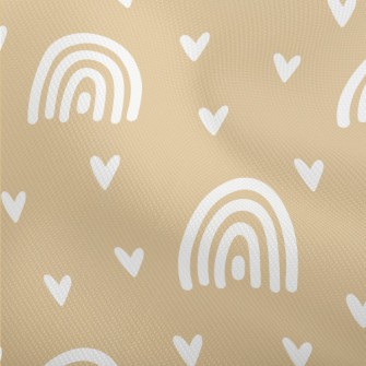 White Rainbow And Love Heart Dobby