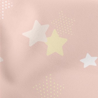 Pastel Stars And Polka Dot Sta Stretch Ponte