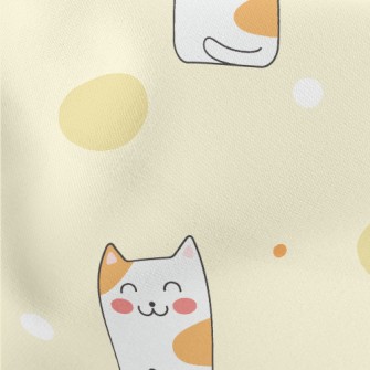 Cute Smiling Cat Stretch Ponte
