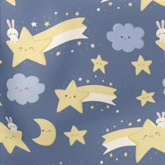 A Giant Shooting Star Wearing  Stretch Ponte