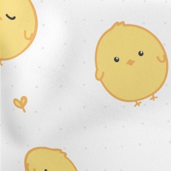 Round Yellow Chick Stretch Ponte