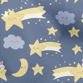 A Giant Shooting Star Wearing  Micro Fleece