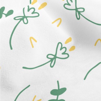 Simple Lines Of Flowers And Le Micro Fleece