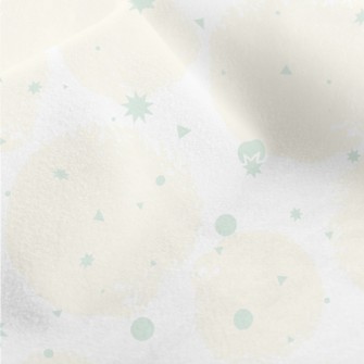 Light Orange Circle With Hand- Micro Fleece