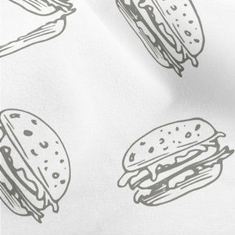 Delicious Greasy Burgers Micro Fleece