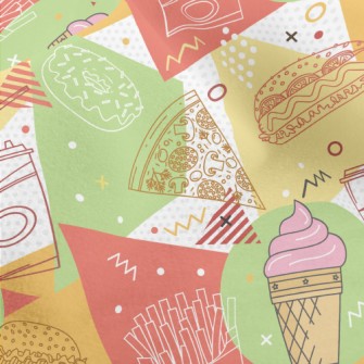 Colorful And Delicious Ice Cre Micro Fleece