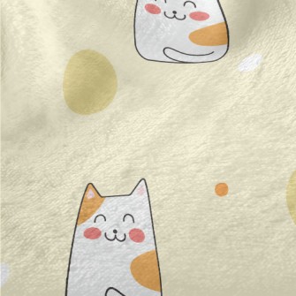 Cute Smiling Cat Minky